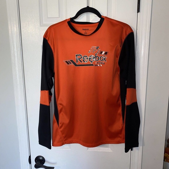 Reebok Other - Reebok 95 + Power Crew Neck Graphic Athletic Long Sleeve Youth Large
